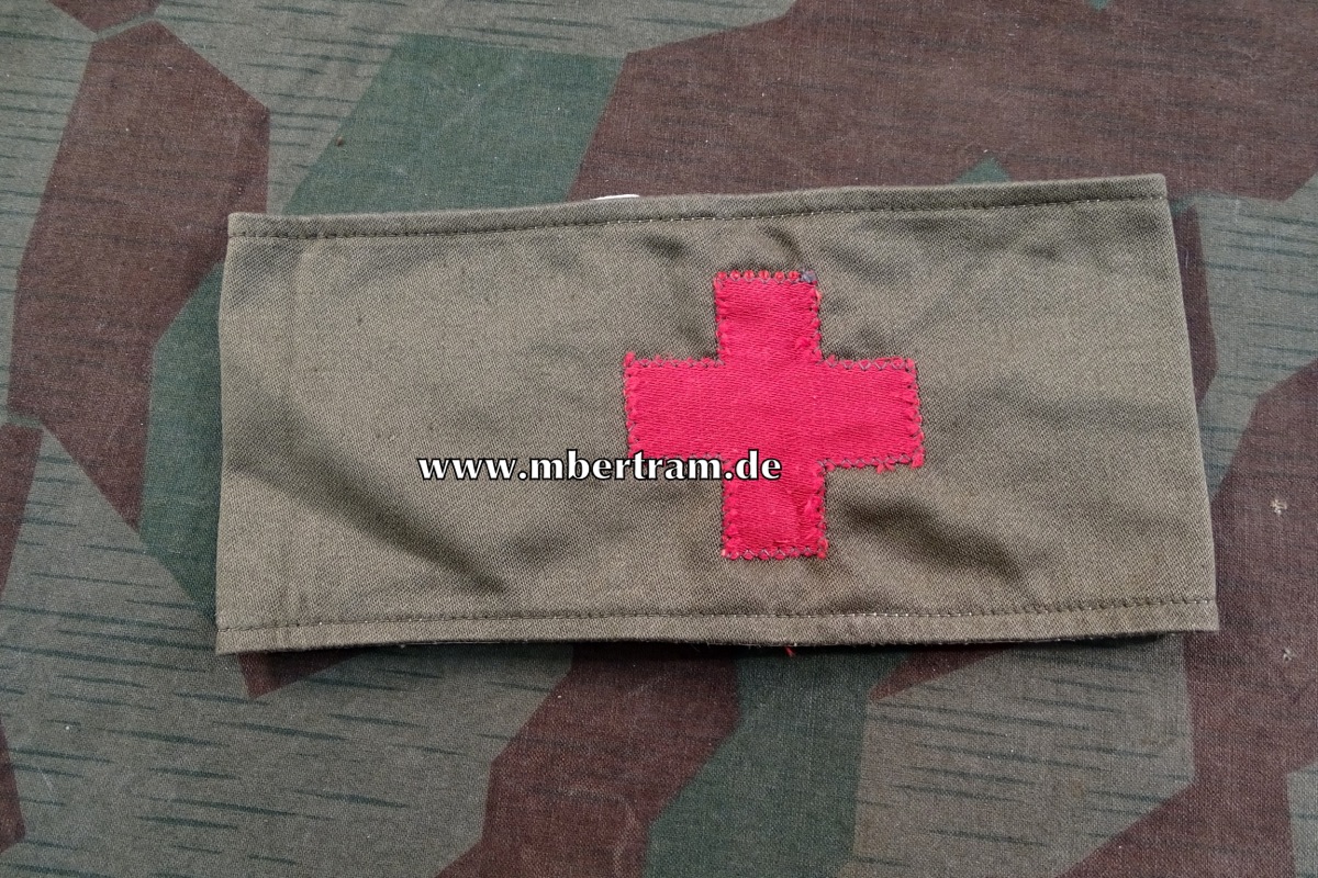 Wendbare Armbinde Sanitäter. Wahrscheinlich Bundeswehr