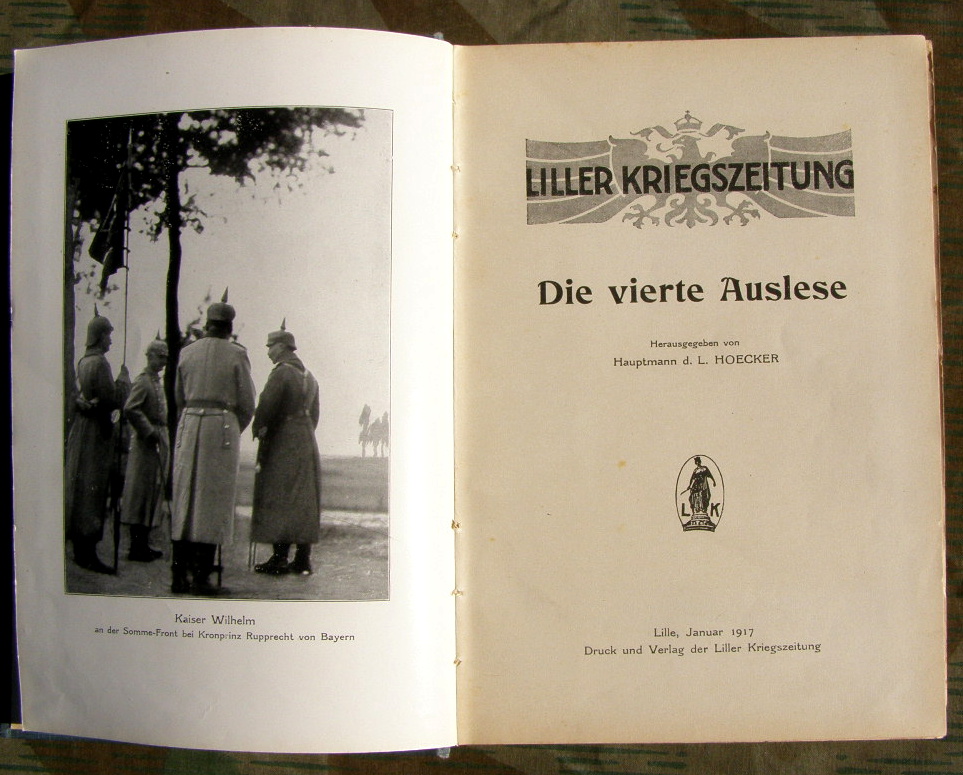 LILLER KRIEGSZEITUNG. Die vierte Auslese. 1917