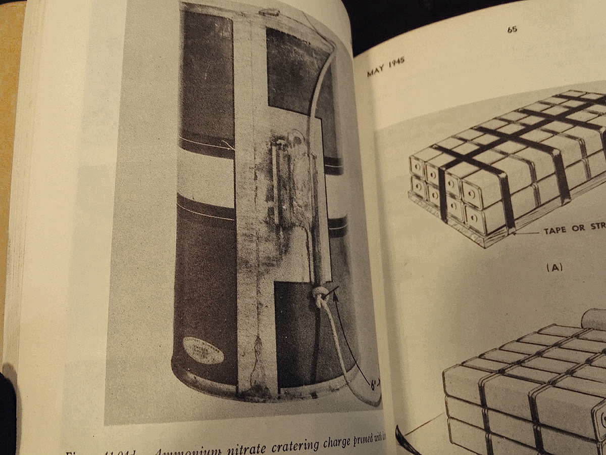 Department of the Army Field Manual FM 5-25, Explosives and Demolitions 1945