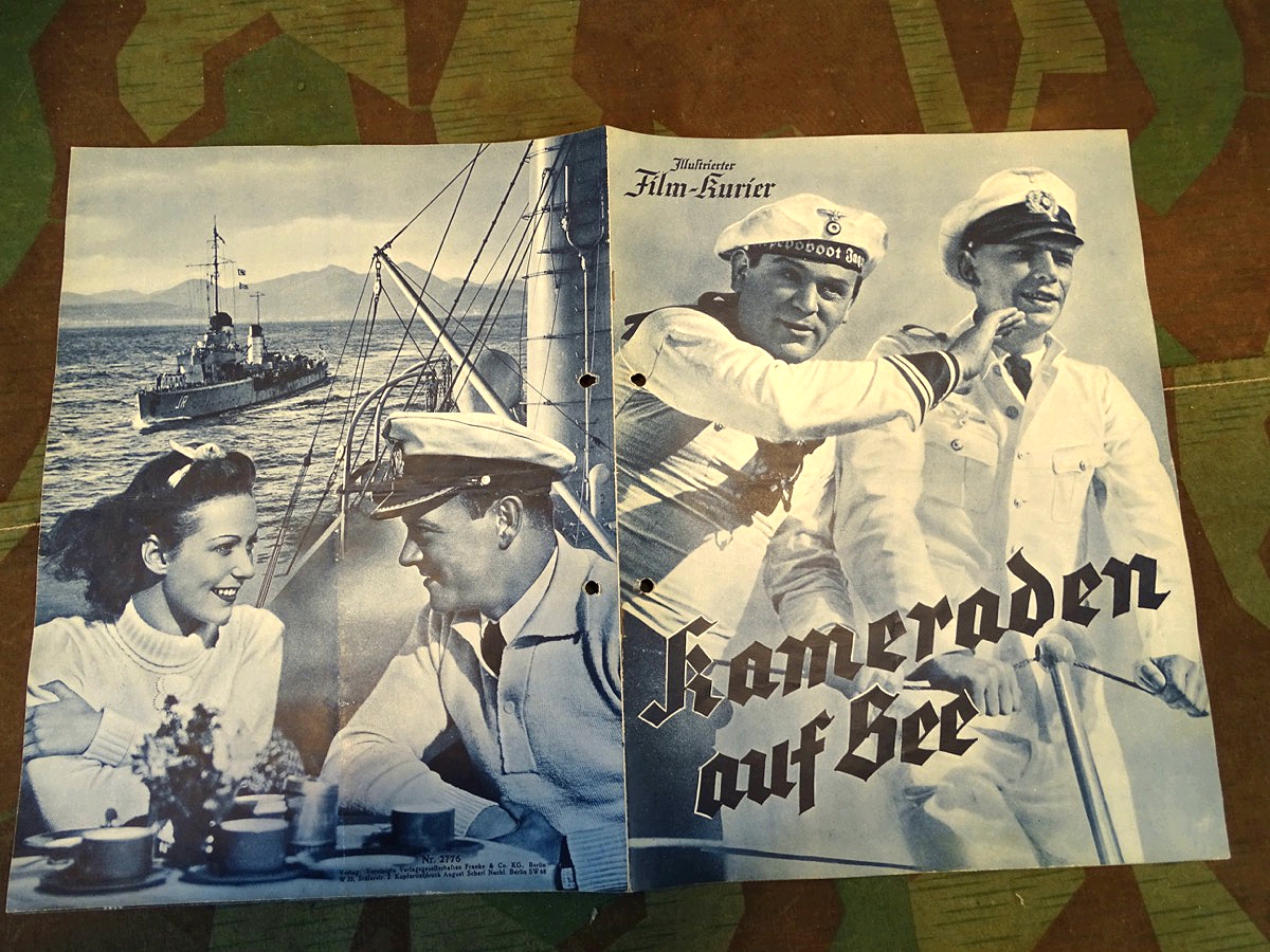 Film-Kurier, Kino Programmheft, Kameraden auf See, 1937