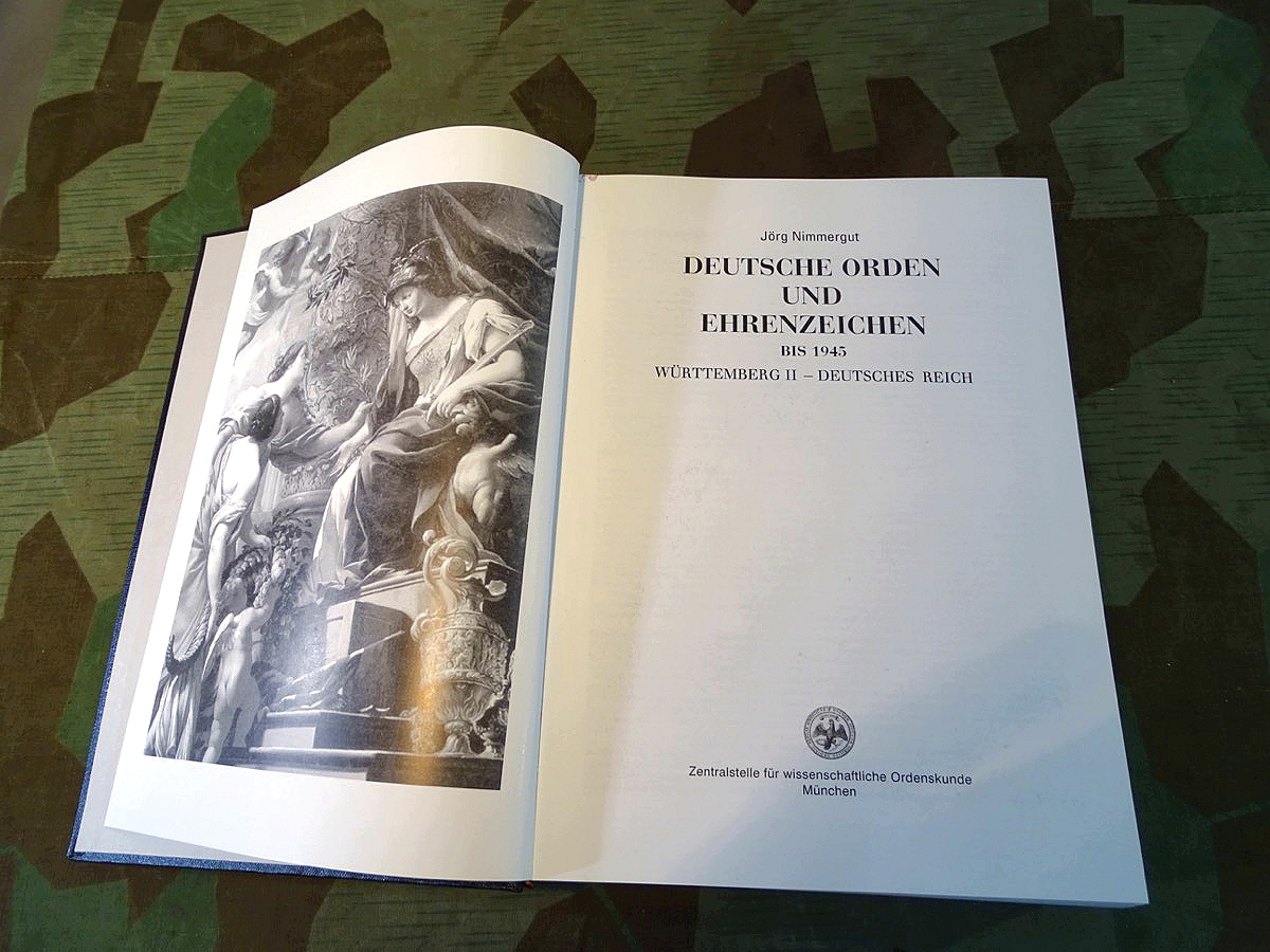 Jörg Nimmergut: Deutsche Orden und Ehrenzeichen bis 1945, Würtemberg - Deutsches Reich ( 1871-1945) 