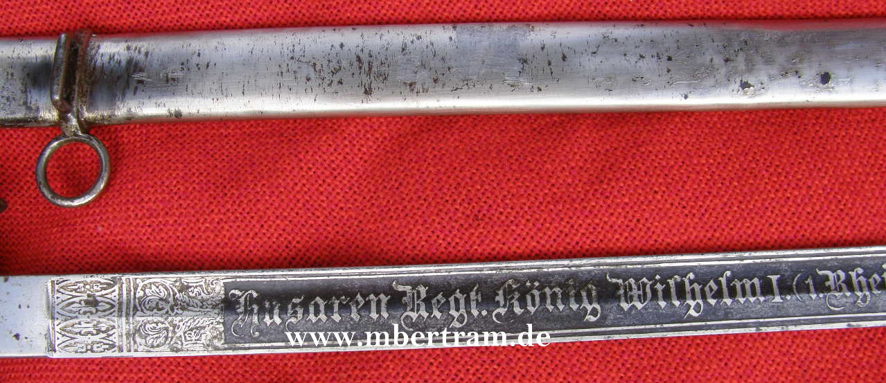 KD 89: Husaren Regiment König Wilhelm I, 1. Rhein. No 7