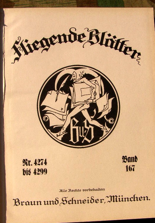 Fliegende Blätter, Ausgabe 4274-4299, Band 167 , 1927