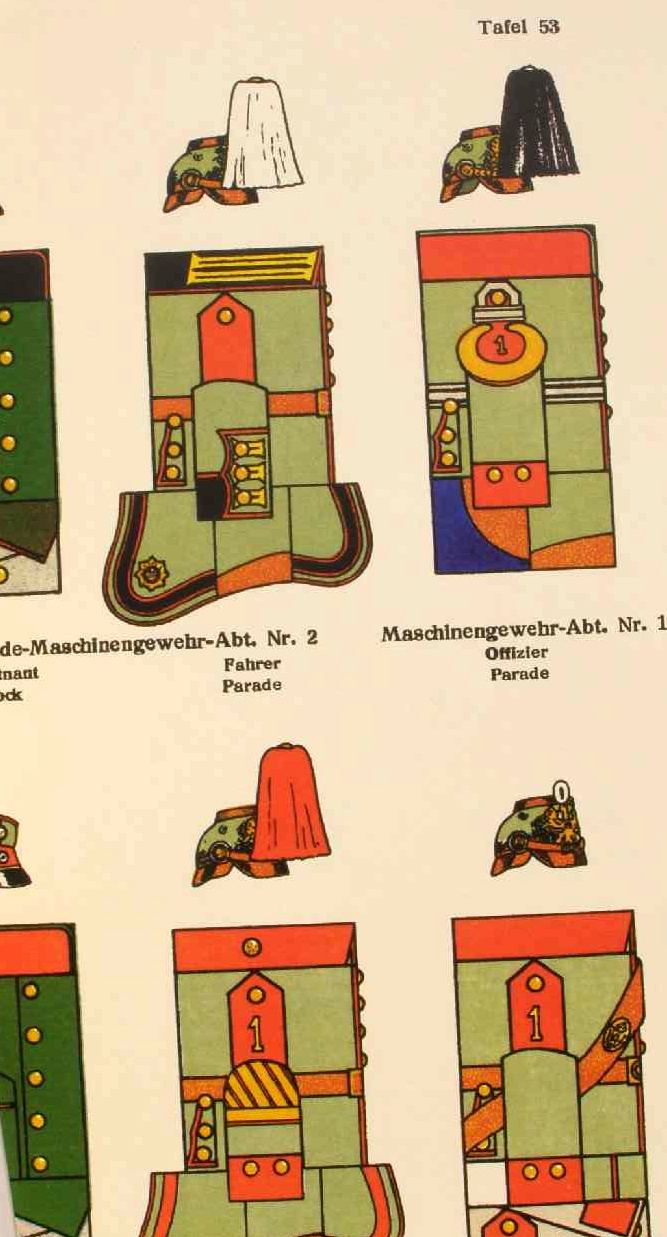 Uniformenkunde. Das Deutsche Heer, Friedensuniformen 432S.