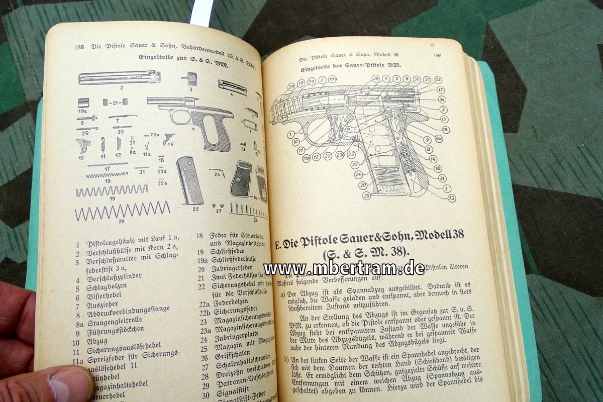 Dienstanweisung: Waffentechnischer Leitfaden für die Ordnungspolizei, 1940, SELTEN