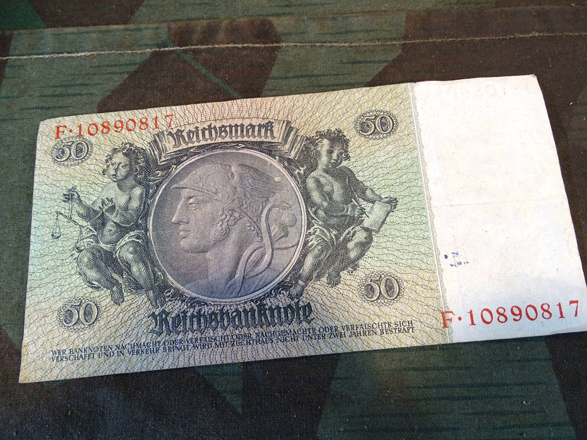 50 Reichsmark 30er Jahre, Original Geldschein aus dem 3 Reich, 1933 | 22541