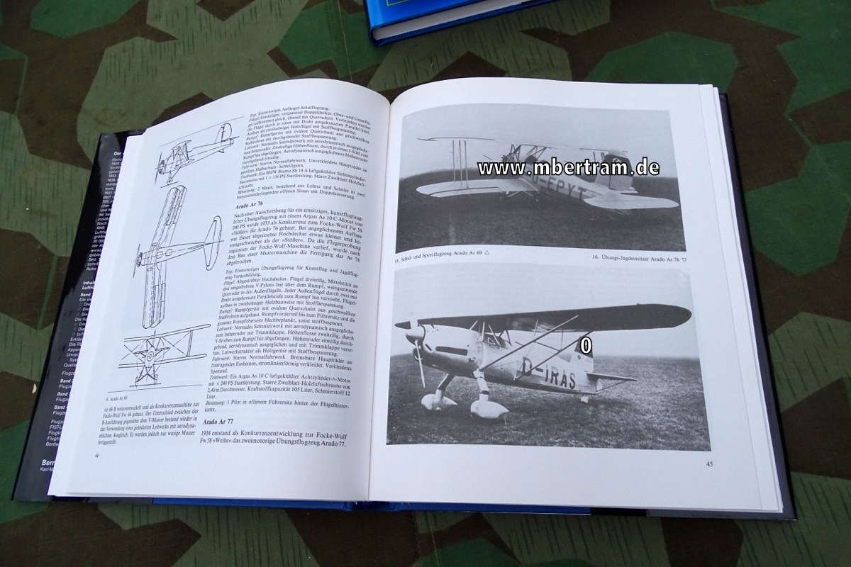 Nowarra, Heinz J.:Die deutsche Luftrüstung 1933 - 1945. 4 Bände, Flugzeugtypen von A-Z