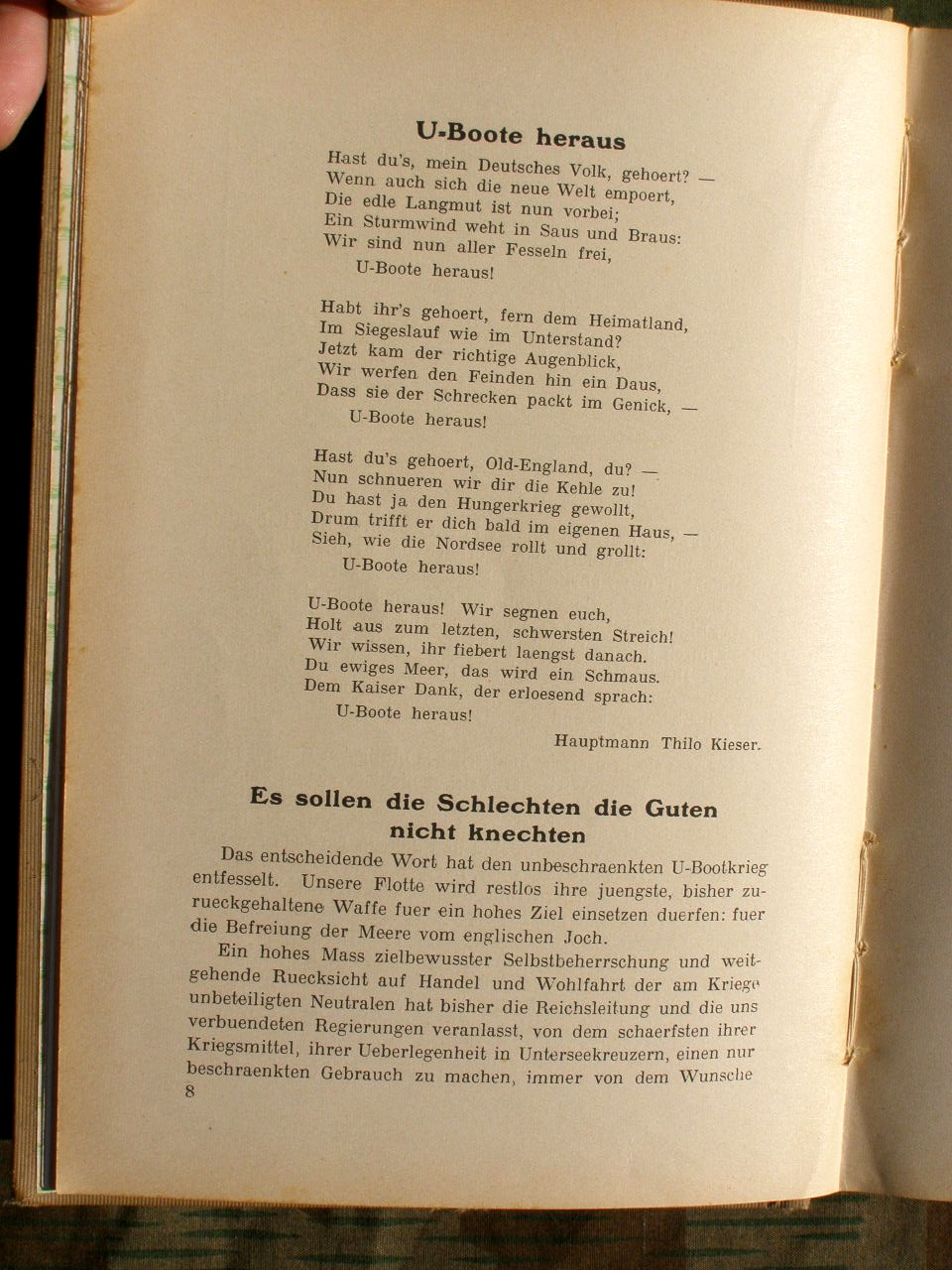 Hoecker (Hrsg.) Liller Kriegszeitung. Sommerlese 1917