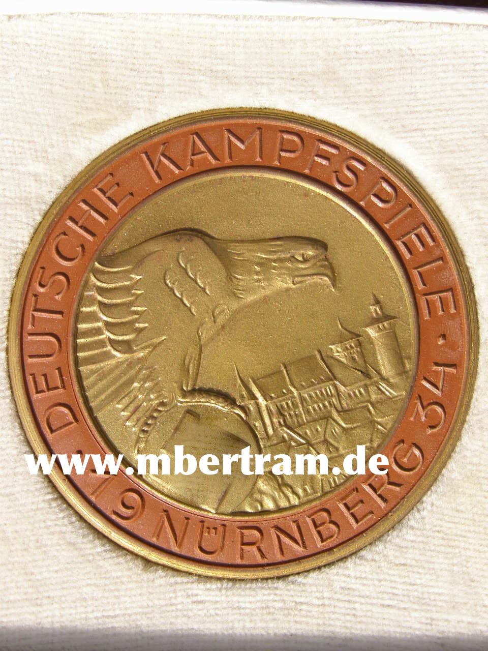 Medaille, Schatulle, Deutsche Kampfspiele 1934 Nürnberg | 10872