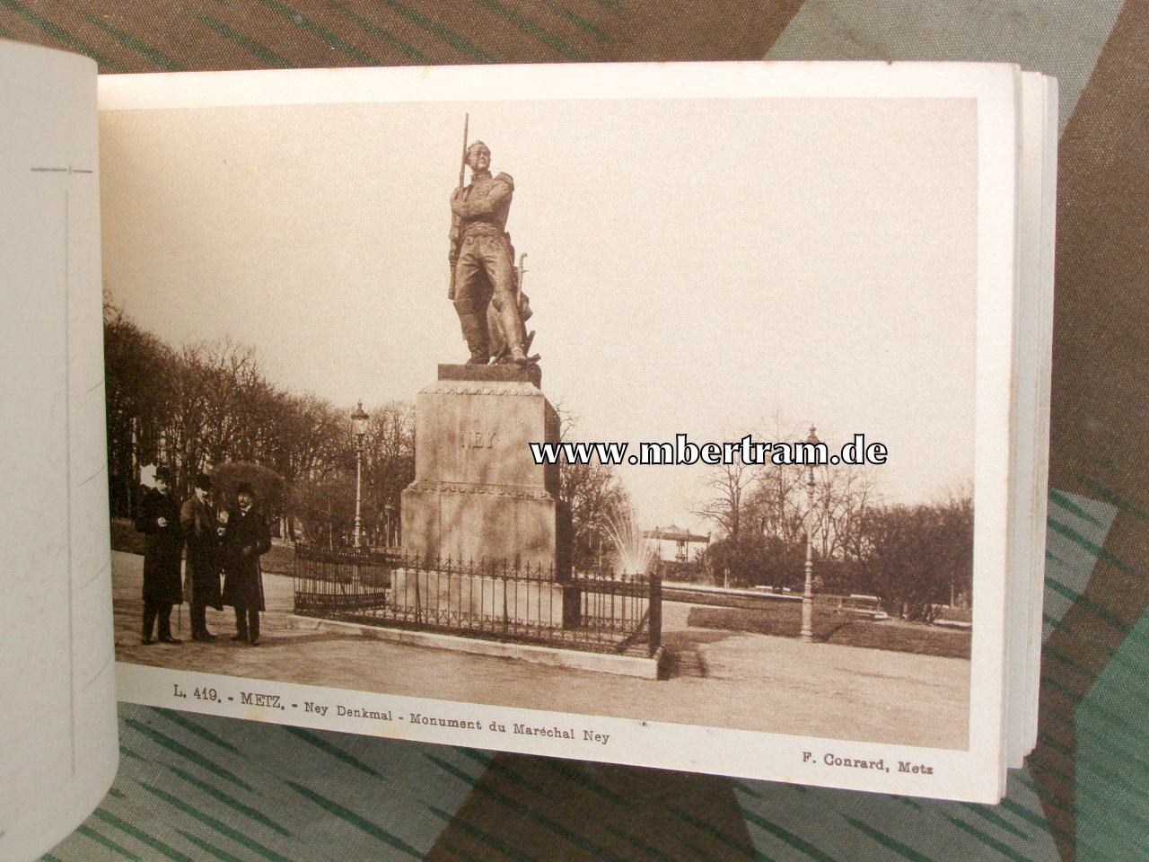 Postkartenblock, Stadtansichten Metz um 1910