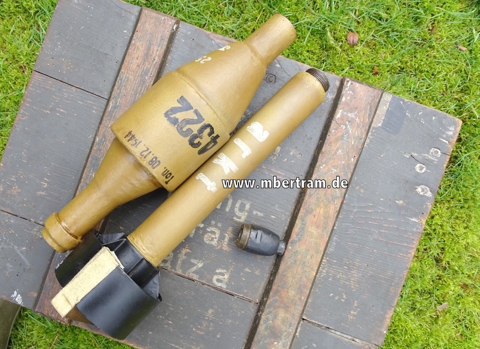 Rakete für Raketenpanzerbüchse 54- " Panzerschreck", Wintermunition " arkt"