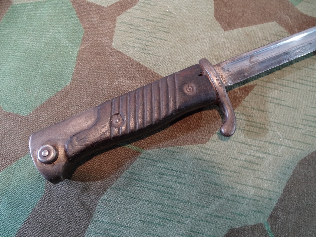 Infanterie-Seitengewehr SG 1898 alter Art. Hersteller " Simson & Co Suhl",  ohne Scheide