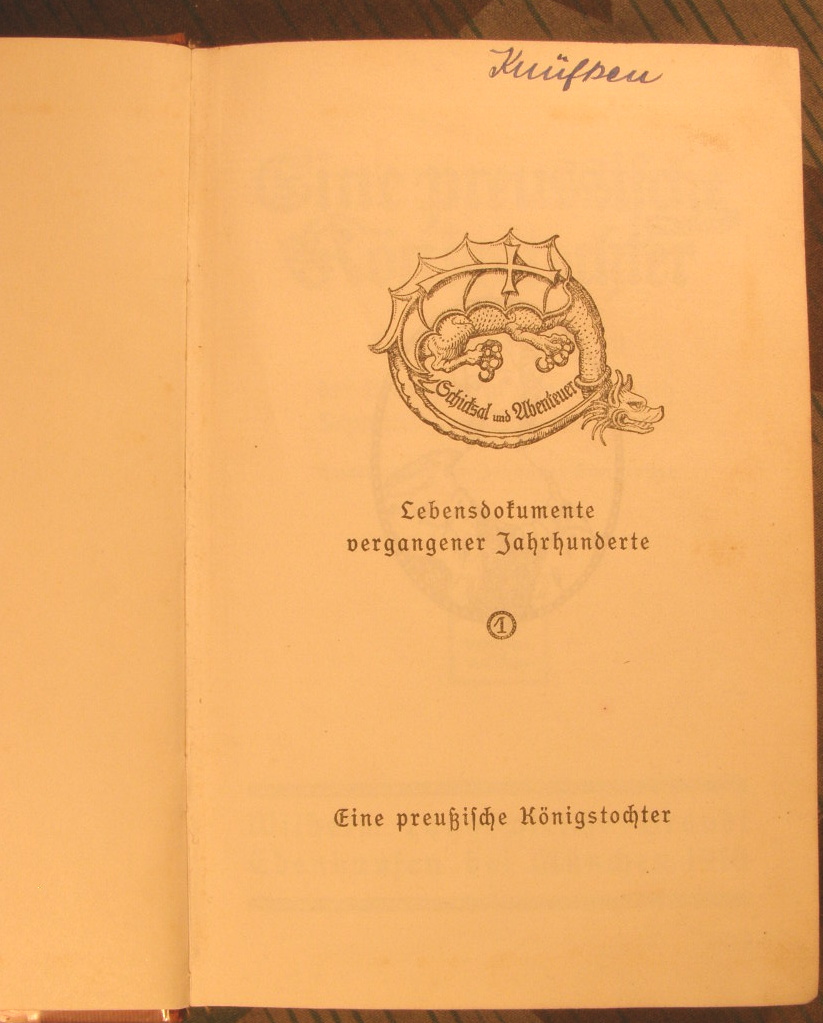 Eine preussische Königstochter. 1910, 486 S.