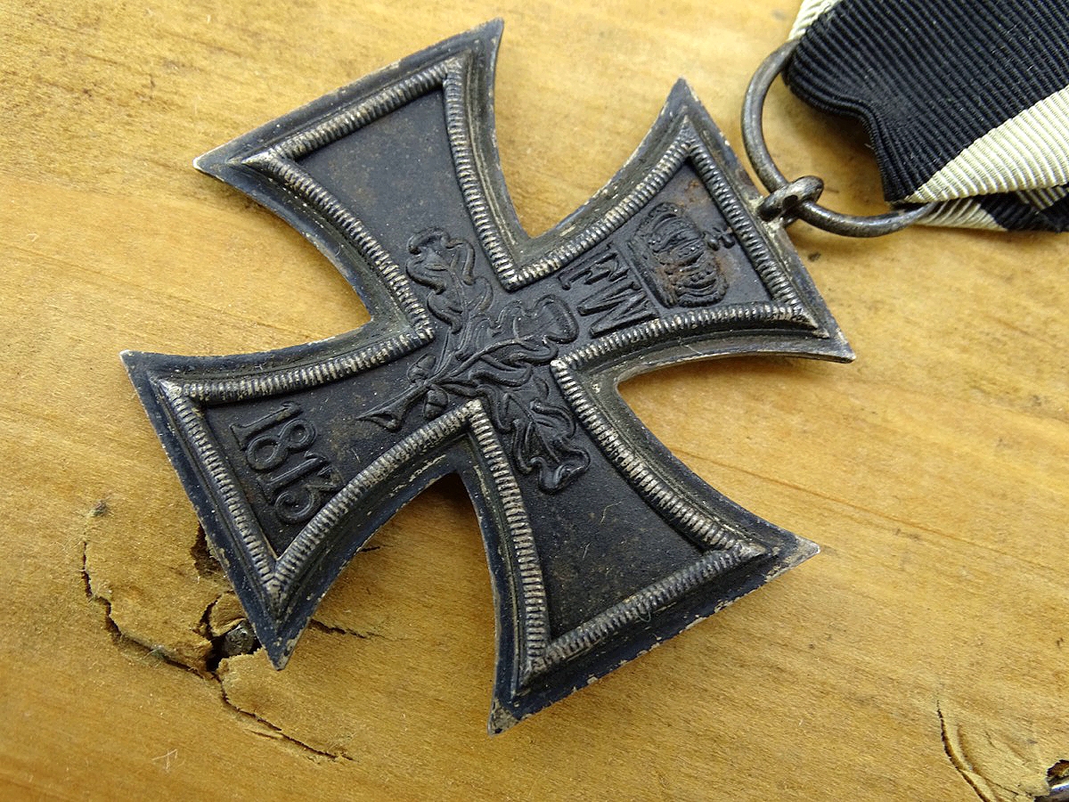 Eisernes Kreuz 2. Klasse 1914, Eisenkern noch komplett geschwärzt