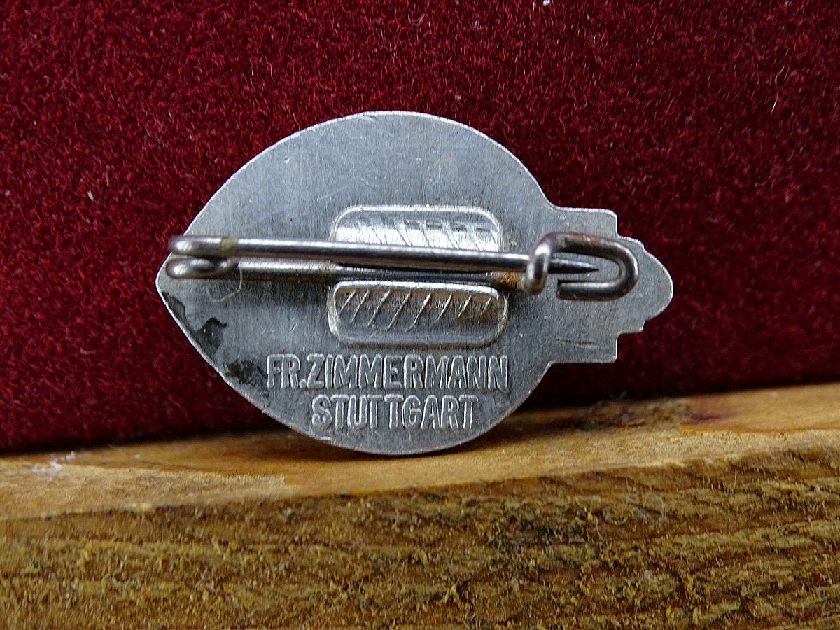 Hitlerjugend (HJ) Siegernadel Reichssportwettkämpfe 1935, Aluminium, Hst. Friedrich. Zimmermann Stuttgart. 