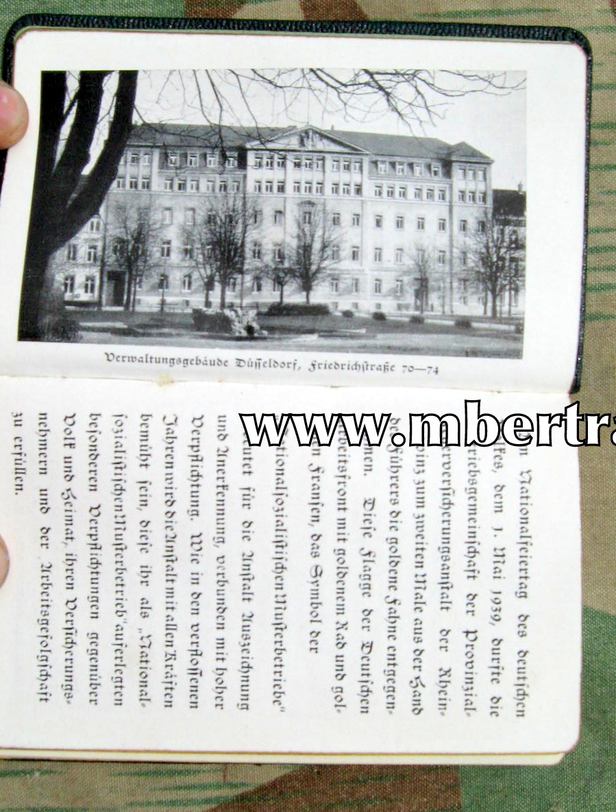 Merkbuch, 1940 der deutschen öffentl. rechtl. Versicherung