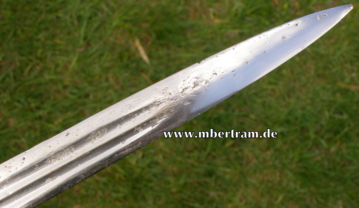 Extra-Kürassier-Degen M 1854 -Klingenätzung, Portepee.