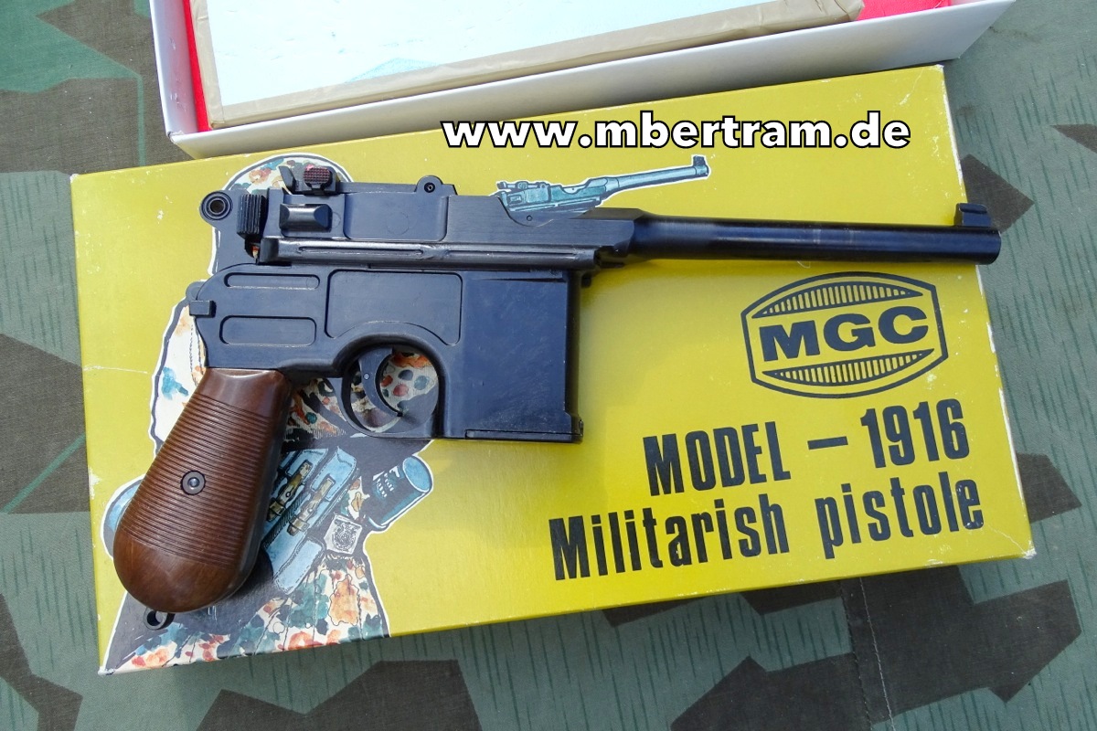 Kaiserliche C 96 Armeepistole, 1:1 Modellwaffe aus Metall, Hst.: MGC