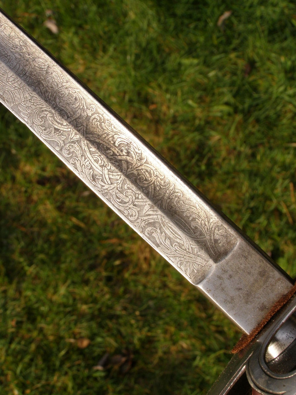 KD 89, beidseitige Klingenätzung,WKC Solingen, 2 Ringe