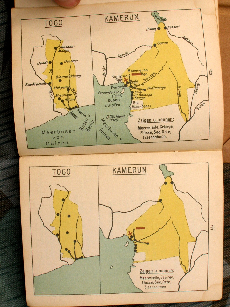 "Topp`s Doppel Atlas für Militäranwärter" um 1900