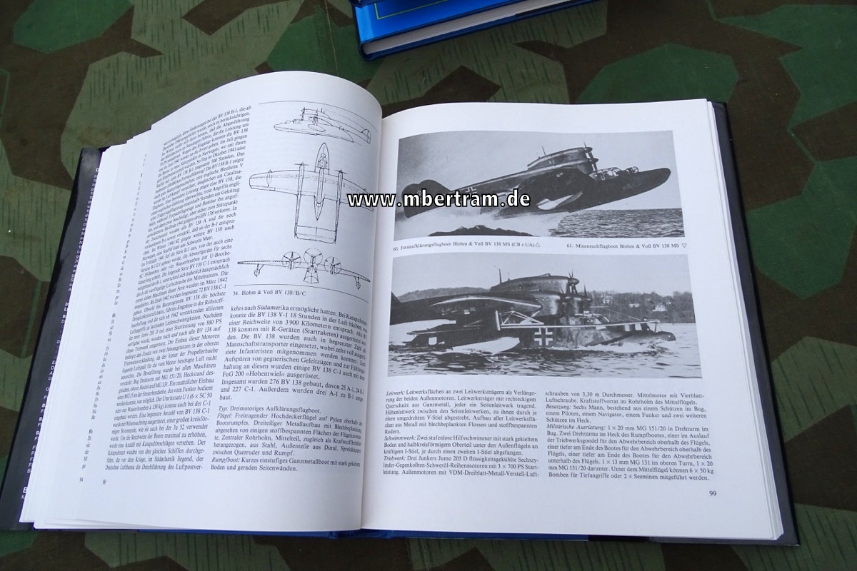 Nowarra, Heinz J.:Die deutsche Luftrüstung 1933 - 1945. 4 Bände, Flugzeugtypen von A-Z