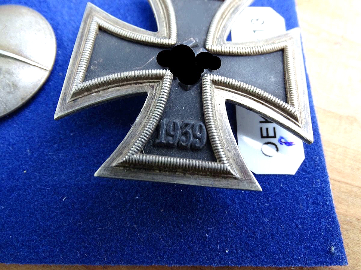 Eisernes Kreuz 1. Klasse 1939, Eisenkern, Schraubscheibe, L 13 Hst. P.Meybauer, Weitze Rechnung