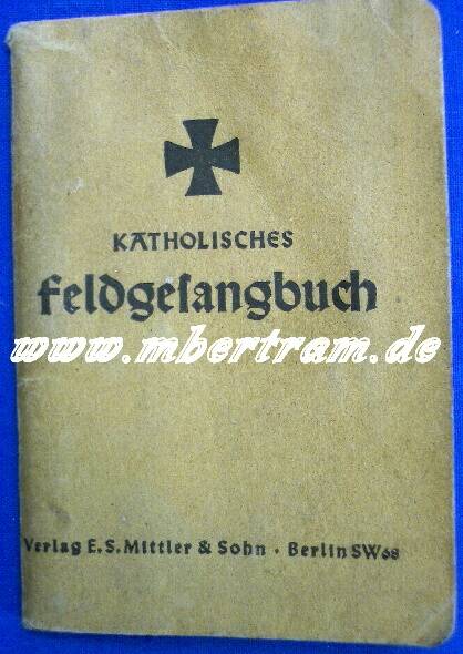 Katholisches Feldgesangbuch 2. Weltkrieg. 95 Seiten