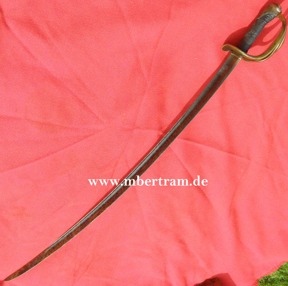 Französischer Kavalleriesäbel M 1822, preuss. Beutewaffe