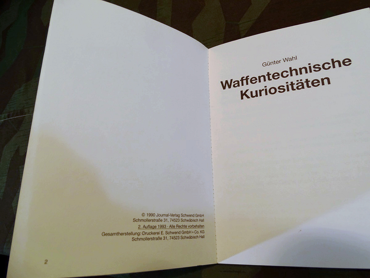 Günter Wahl: Waffentechnische Kuriositäten