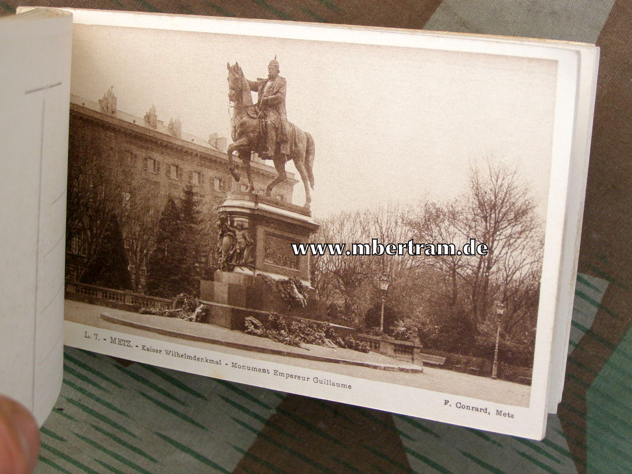 Postkartenblock, Stadtansichten Metz um 1910