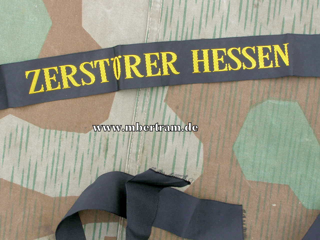 Bundesmarine Mützenband, "Zerstörer Hessen"