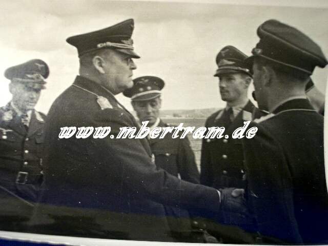 4 Fotos von Generalfeldmarschall der Luftwaffe Sperrle