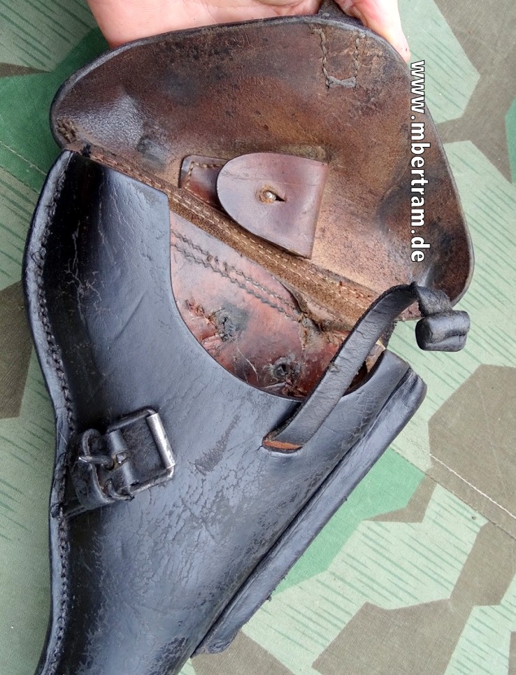 P 08 Koffer Tasche, 1. Weltkrieg, kaiserlich, späte Fertigung 1918