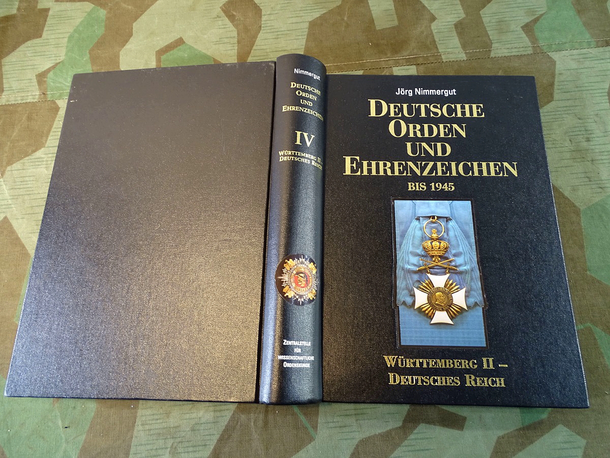 Jörg Nimmergut: Deutsche Orden und Ehrenzeichen bis 1945, Würtemberg - Deutsches Reich ( 1871-1945) 