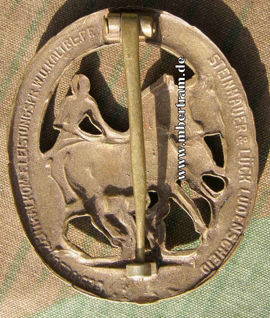 Deutsches Fahrabzeichen 1. Stufe in Bronze