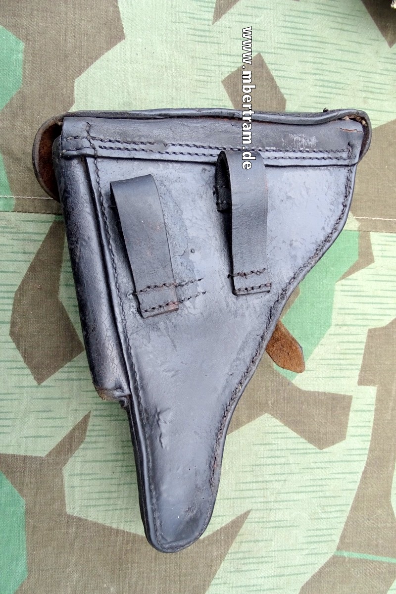 P 08 Koffer Tasche, 1. Weltkrieg, kaiserlich, späte Fertigung 1918