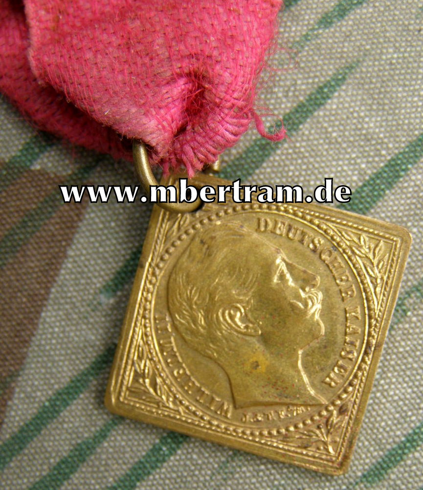 "Musterung 1900", Spange, Medaille, Band.