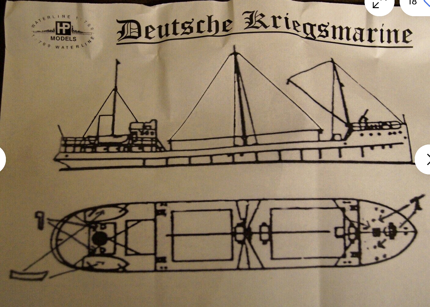 Kriegsmarine Schiffsnamens Mützenband: Unterseebootstender Mosel, sehr selten !!