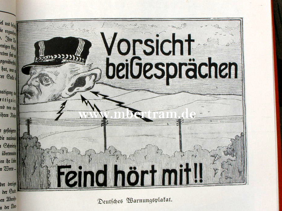 Grote: Vorsicht! Feind hört mit! Spionage 1. Weltkr., 1930