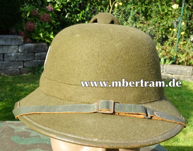 Wehrmacht Afrikakorps Tropenhelm 2. Modell, oliver Filz