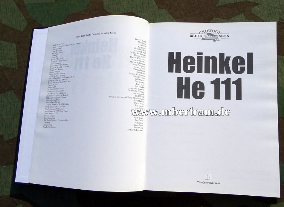 Ron Mackay: Heinkel He 111, 192 S. Viele Fotos.