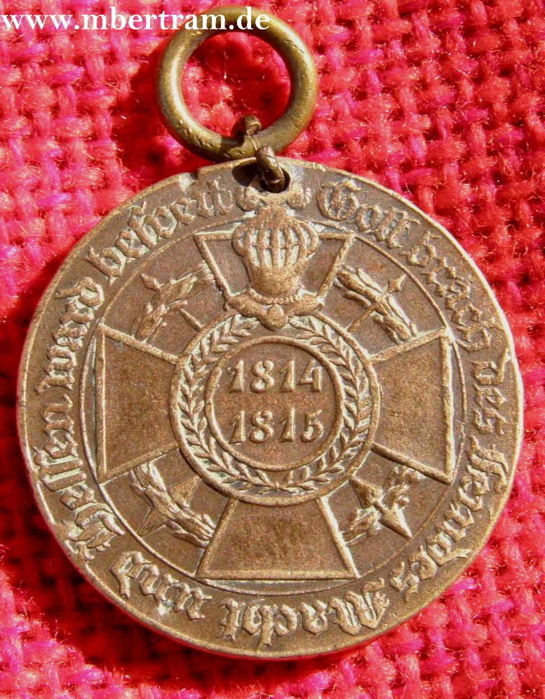 Medaille Hessen 1814/15