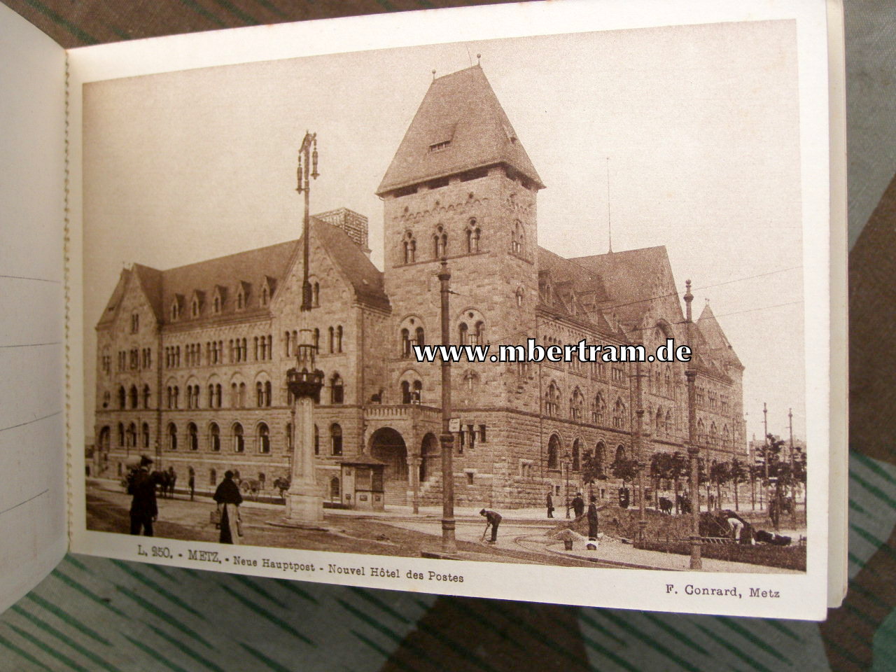 Postkartenblock, Stadtansichten Metz um 1910