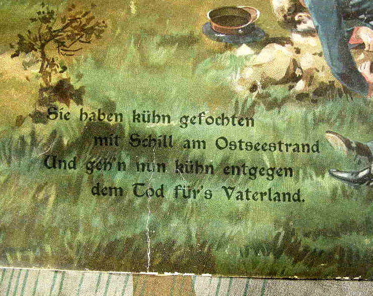 Kunstdruck um 1914, Hinrichtung der Schillschen Offiziere