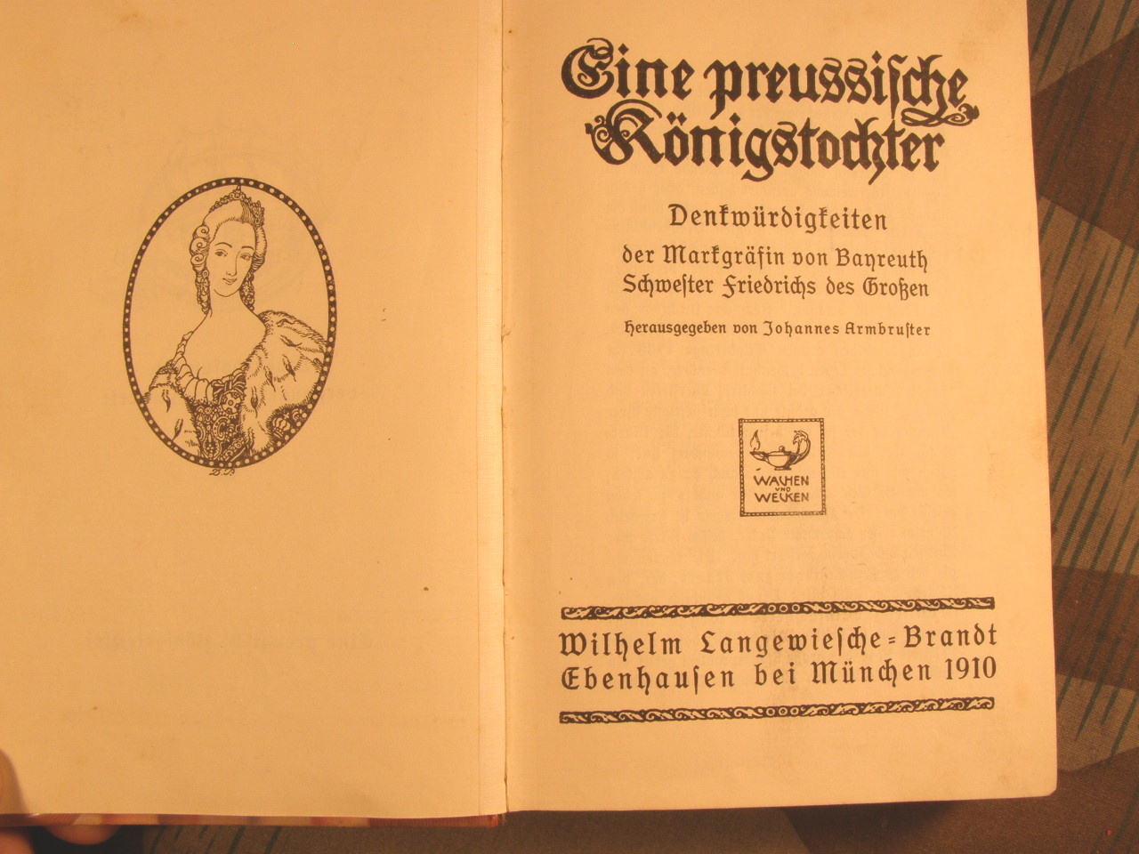 Eine preussische Königstochter. 1910, 486 S.