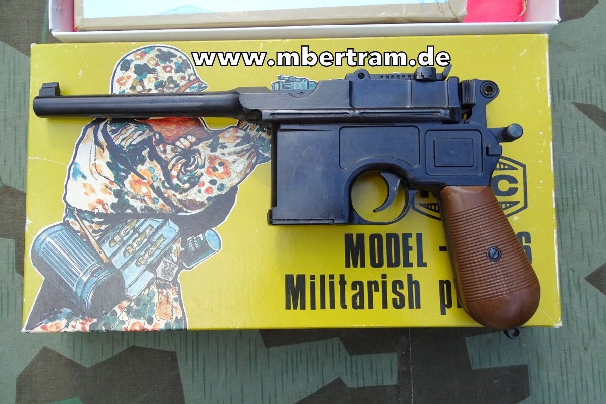 Kaiserliche C 96 Armeepistole, 1:1 Modellwaffe aus Metall, Hst.: MGC