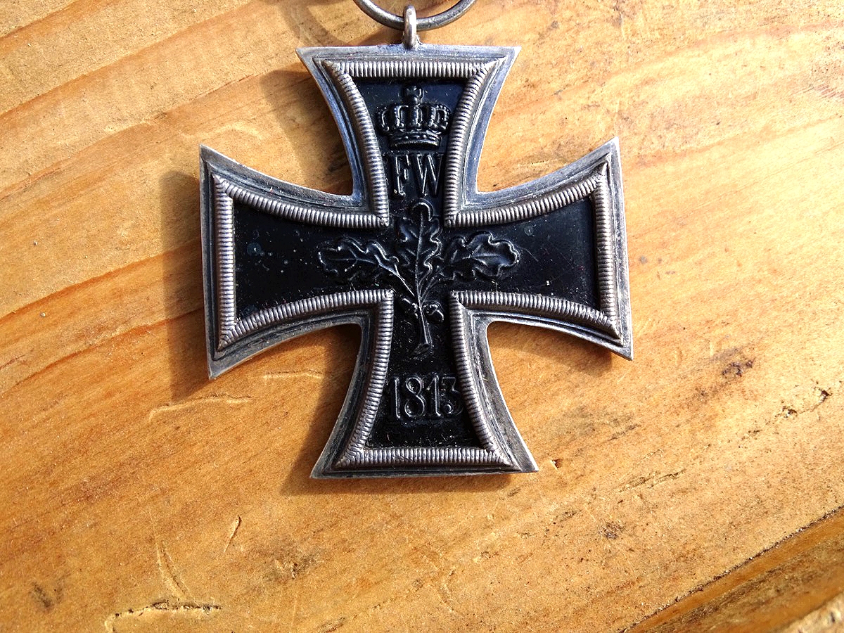 Eisernes Kreuz 2. Klasse 1870,  Eisenkern,  Band mit Spangen 25 und 1914, Bichlmaier Expertise