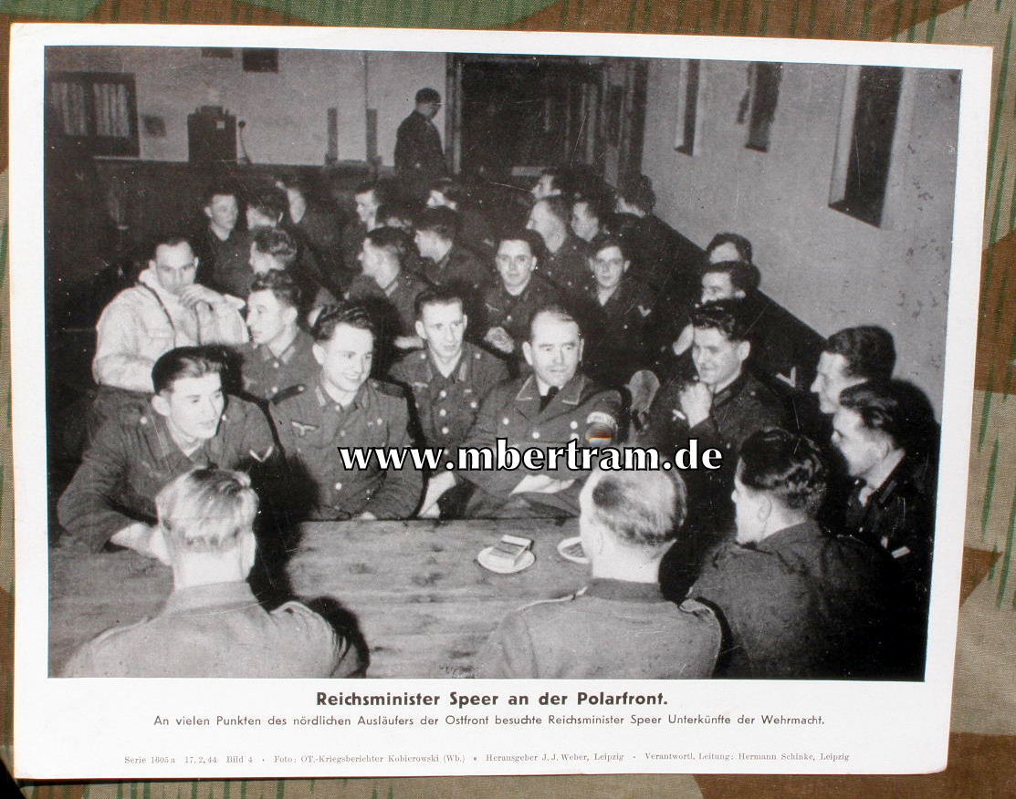 Reichsminister Speer an der Polarfront" 17.02.1944