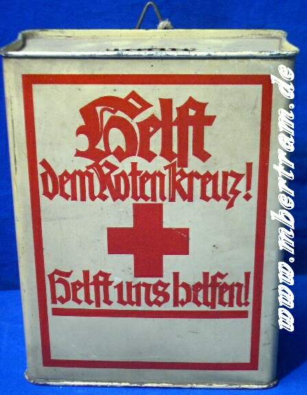 Deutsches Rotes Kreuz Sammelbüchse " 1915" Farbe 98 %